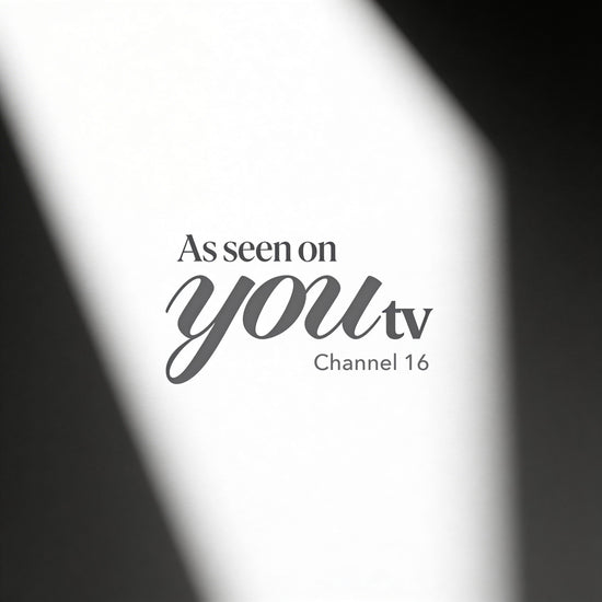 Text 'As seen on you tv Channel 16' on a white background with black text.
